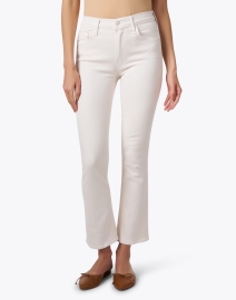Front image thumbnail - Mother - The Insider Ivory Straight Leg Jean