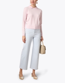 Look image thumbnail - Allude - Light Pink Wool Cashmere Sweater