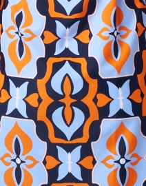 Fabric image thumbnail - Jude Connally - Susanna Blue and Orange Print Dress