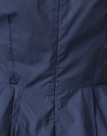 Fabric image thumbnail - Odeeh - Navy Cotton Poplin Peplum Top