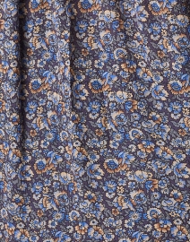 Fabric image thumbnail - Kobi Halperin - Mckenna Blue Floral Cotton Silk Blouse