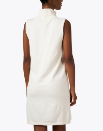 Back image thumbnail - Burgess - Paris Ivory Cotton Cashmere Dress