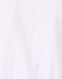 Fabric image thumbnail - Marc Cain - White Cotton Peplum Shirt