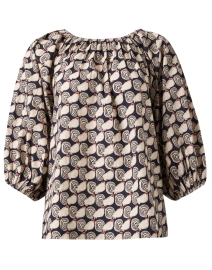 Product image thumbnail - Frances Valentine - Bliss Chicken Print Top