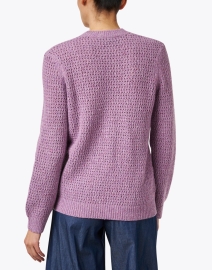 Back image thumbnail - A.P.C. - Maggie Purple Wool Blend Sweater