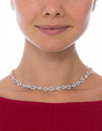 Crystal Micro Vine Collar Necklace