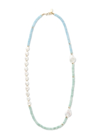 Clement Glass and Pearl Necklace