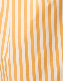 Fabric image thumbnail - Weekend Max Mara - Falasco White and Orange Striped Shirt Dress