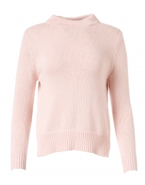 Product image thumbnail - Burgess - Hayden Calico Pink Cotton Cashmere Sweater
