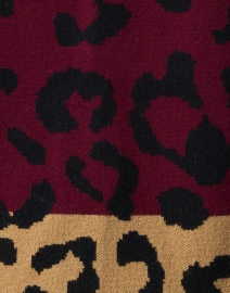 Fabric image thumbnail - Madeleine Thompson - Cecelia Color Block Leopard Print Cardigan