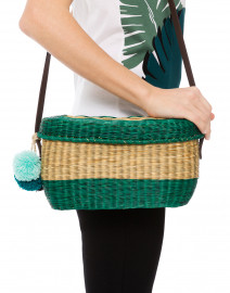 Costella Green Basket Bag