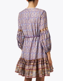 Back image thumbnail - Oliphant - Multi Paisley Printed Cotton Silk Dress