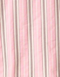 Fabric image thumbnail - A.P.C. - Priya Pink Striped Cotton Blouse