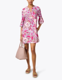 Look image thumbnail - Jude Connally - Kerry Pink Paisley Print Dress