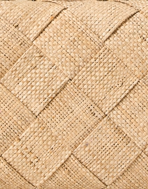 Fabric image thumbnail - Kayu - Cossette Tan Woven Clutch