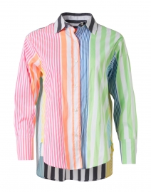 Product image thumbnail - Vilagallo - Donia Stripe Button Down Shirt