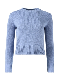 Blue Silk Sweater