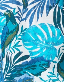 Fabric image thumbnail - Jude Connally - Camden Turquoise Print Cotton Top