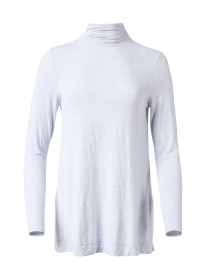 Product image thumbnail - Kinross - Grey Scrunch Neck Top