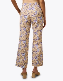 Back image thumbnail - Odeeh - Multi Floral Print Straight Leg Pant