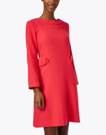 Front image thumbnail - Jane - Scout Coral Wool Dress