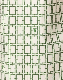 Fabric image thumbnail - Tara Jarmon - Romarin Green Geometric Print Dress