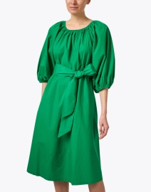Front image thumbnail - Frances Valentine - Bliss Green Cotton Dress