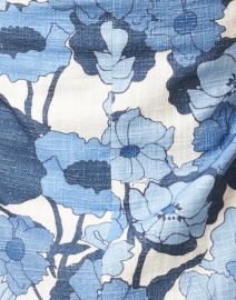 Fabric image thumbnail - Tara Jarmon - Raija Blue Floral Shift Dress