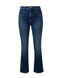Product image thumbnail - Mother - The Hustler Blue High Waist Ankle Jean