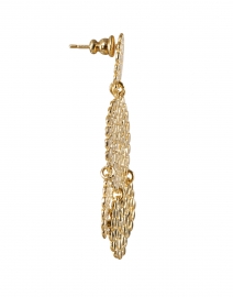 Gas Bijoux - Lucky Sequin Gold Circle Drop Earrings
