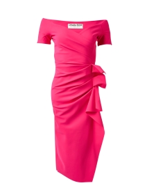 Silveria Pink Off The Shoulder Dress
