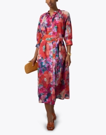 Look image thumbnail - Megan Park - Celia Multi Print Cotton Dress