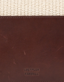 Fabric image thumbnail - Loeffler Randall - Desi Straw and Leather Crossbody Bag