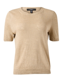 Product image thumbnail - Weekend Max Mara - Pancone Tan Linen Sweater