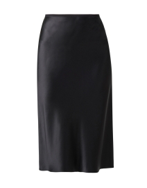 Isaak Black Silk Skirt