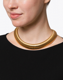 Aida Gold Cobra Collar Necklace