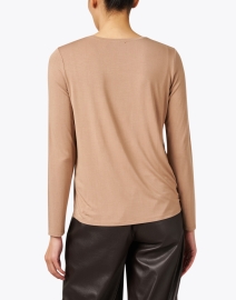 Back image thumbnail - Repeat Cashmere - Camel Cotton Jersey Top