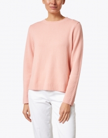 Front image thumbnail - Chinti and Parker - Rose Pink Cashmere Sweater