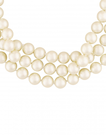Fabric image thumbnail - Kenneth Jay Lane - Pearl Triple Strand Necklace