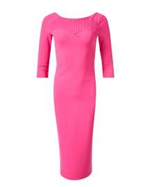Product image thumbnail - Chiara Boni La Petite Robe - Ermenfried Pink Stretch Jersey Dress