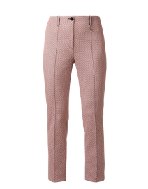 Product image thumbnail - Marc Cain - Peach Geo Print Stretch Pant