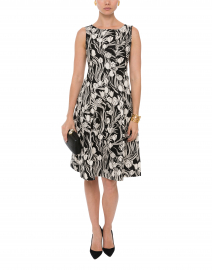 RTV - Klausen Black and Ivory Print Dress