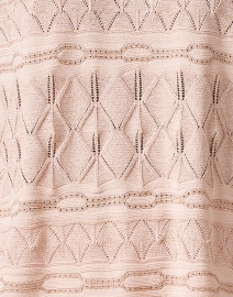 Fabric image thumbnail - D.Exterior - Pink Jacquard Knit Top