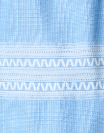 Fabric image thumbnail - Sail to Sable - Blue and White Striped Cotton Top