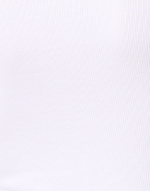 Fabric image thumbnail - Fabiana Filippi - White Glitter Trim Top