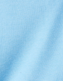 Fabric image thumbnail - Kinross - Light Blue Garter Stitch Cotton Sweater