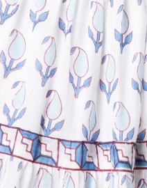 Fabric image thumbnail - Oliphant - Tulip Blue Print Cotton Voile Dress