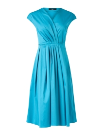 Product image thumbnail - Weekend Max Mara - Vertice Blue Cap Sleeve Dress