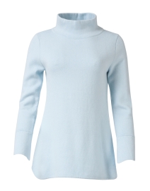 Product image thumbnail - Burgess - Laura Blue Cotton Cashmere Tunic