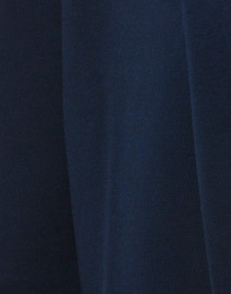 Fabric image thumbnail - E.L.I. - Navy Ruched Sleeve Cotton Cardigan